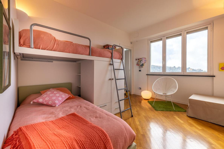 Bedroom 3, Villa Meridiana luxury property in Camogli, Genova