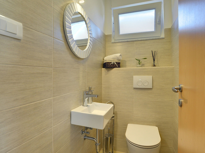 Bathroom 4, Comfortable House With Large Garden and Terrace, Near the Beach, Vodnjan