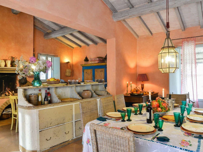 Private kitchen, Belvilla by OYO Holiday Home With a Swimming Pool, Siena
