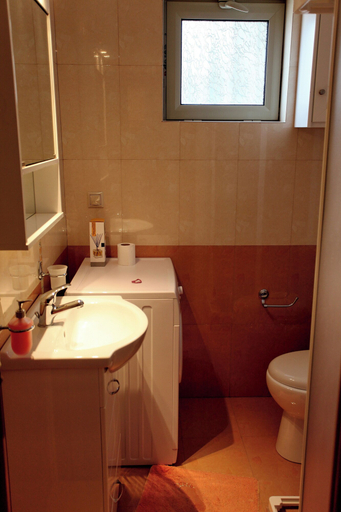 Bathroom, Maisonette Afroditi with Sea View, Peloponnese