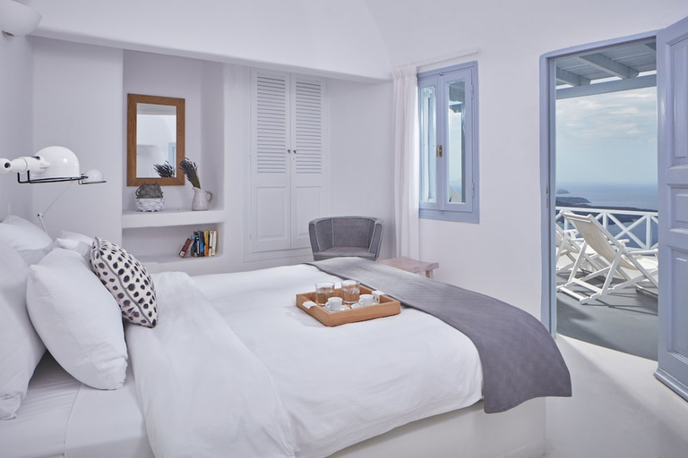 Bedroom 3, Cliff Side Suites Hotel, South Aegean