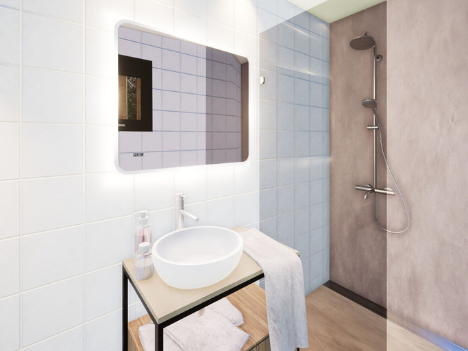 Bathroom, Beautiful Lodge in Gulpen With Garden, Gulpen-Wittem