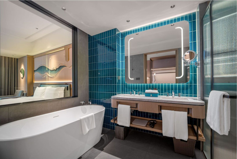 Bathroom 2, Joyview Heilongtan Resort, Meishan