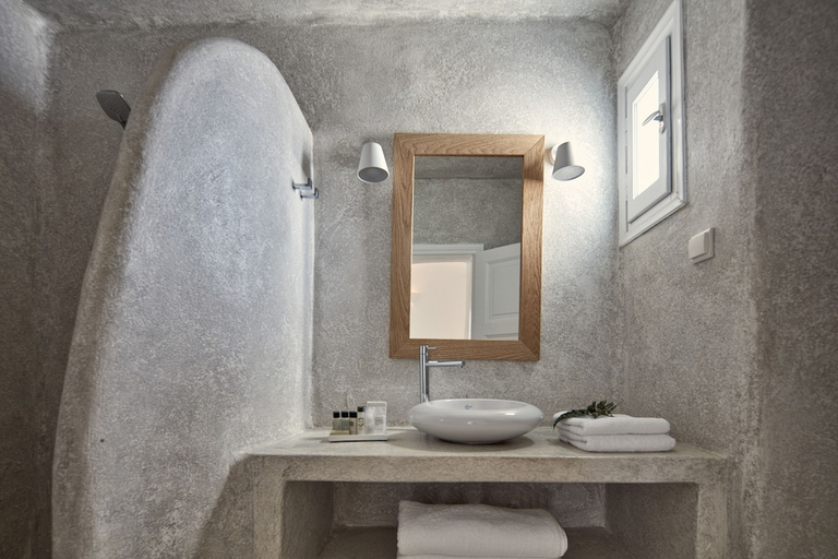 Bathroom 4, Cliff Side Suites Hotel, South Aegean