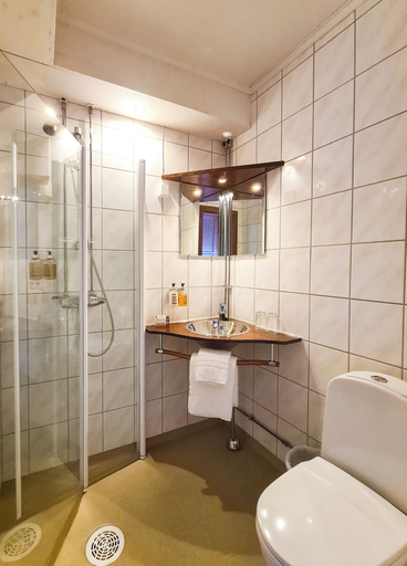 Bathroom, Vauldalen Fjellhotell, Røros