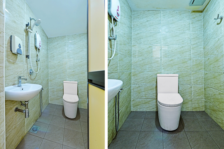 Bathroom 5, De Mawardah Inn Hotel, Malacca City