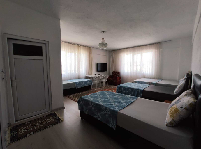 Bedroom 5, Salda Gölü Beyaz Adalar Atlıhan Apart Hotel, Yeşilova