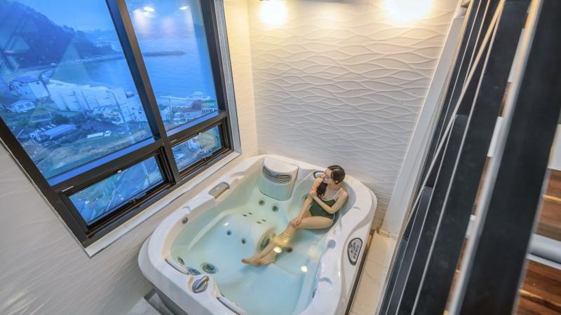 Bathroom, Geojedo Genie Spa Pension, Geoje