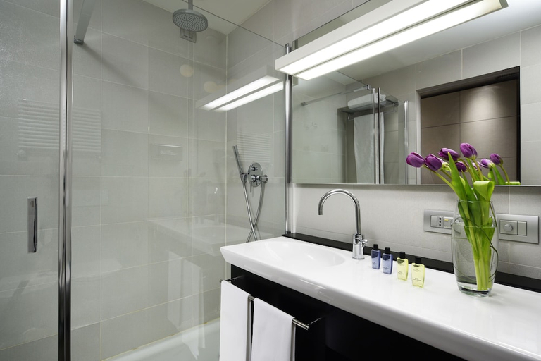 Bathroom 3, Unahotels San Vitale Bologna, Bologna