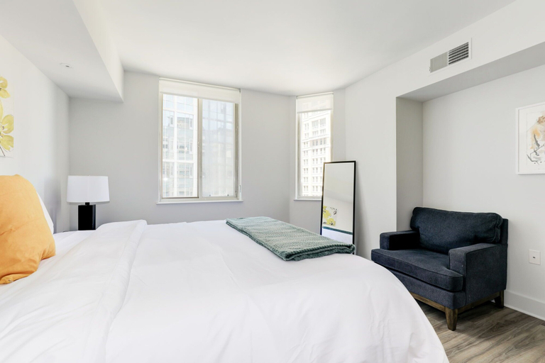 Bedroom, Elegant 2BR Apartment - Minutes to D.C., Arlington