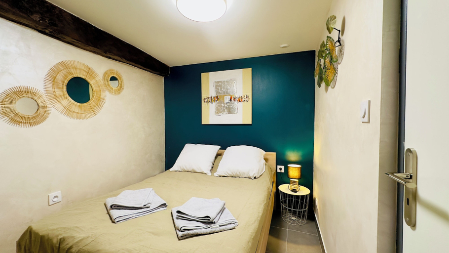 Bedroom 3, Appartement Cosy à Guilliers, Morbihan