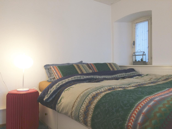Bedroom 2, In Swiss Home - Rathaus from 1284 historical Apartment, Basel