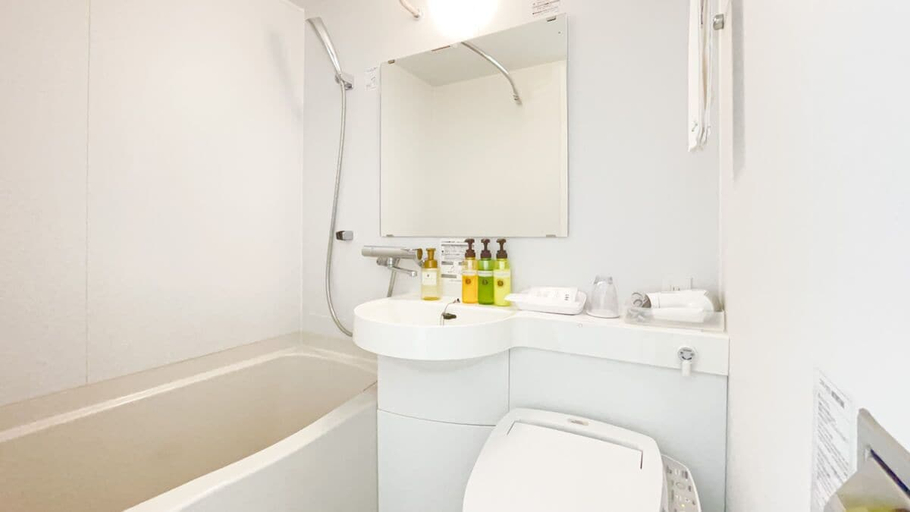Bathroom 4, Hotel Green Core Bando, Bandō