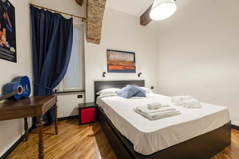 Bedroom 5, Charming Flat Next to Genoa s Aquarium, Genova