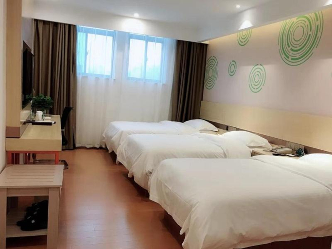 Bedroom 2, GreenTree Inn Hefei Lujiang County Yihu Xi Road Chengxi No.4 Middle School, Chaohu