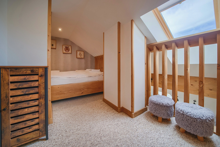 Bedroom 2, Mountain Shelter Apartments, Tatra