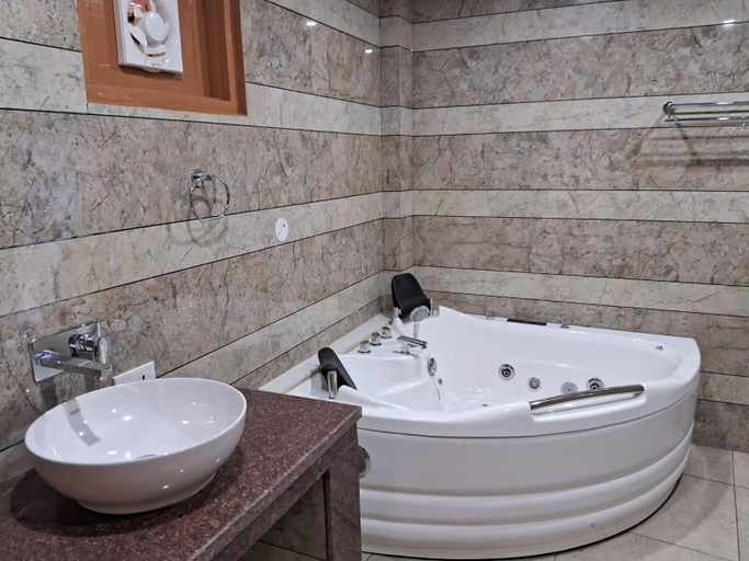 Bathroom, seraj heritage, Kullu