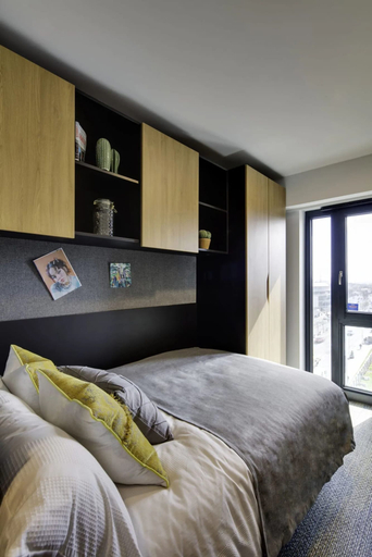 Bedroom 3, Aspen House - Campus Accommodation, Dublin