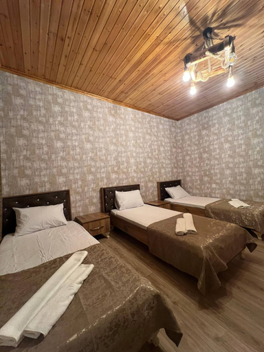 Bedroom 3, Cozy House With Swimming Pool Near City Center, Qəbələ