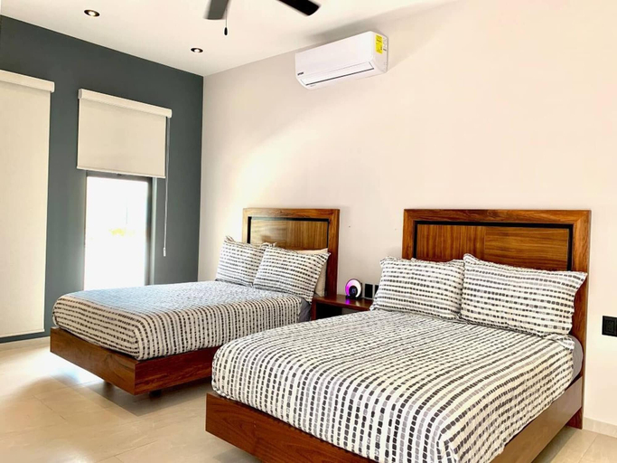 Bedroom 2, Seaside Villa 4 Beds, Private Pool, Amazing Views, Cozumel
