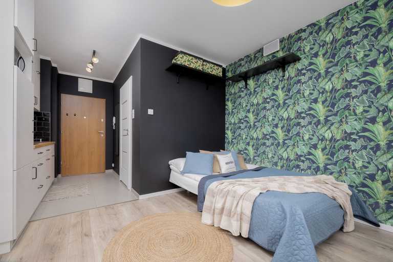 Bedroom, Cosy Studio With Balcony by Renters, Warsaw