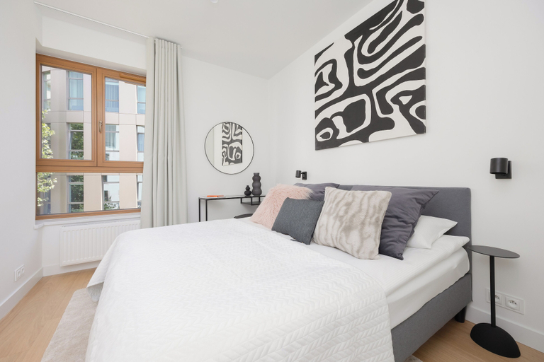 Bedroom 3, Wola Apartment by Renters Prestige, Warsaw