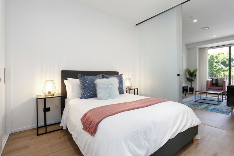 Bedroom 2, The Vulcan Apartments by Urban Rest, Waitakere