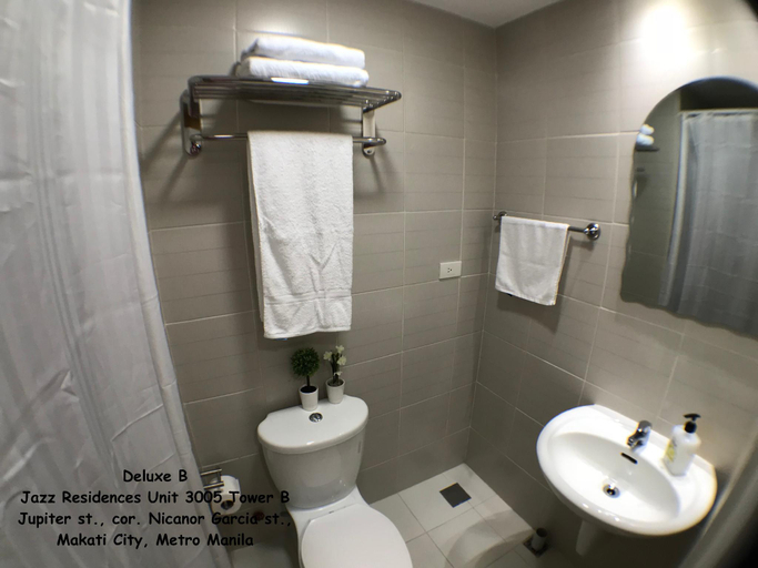 Bathroom 5, Jazz Residences Makati luxury apartments, Makati City