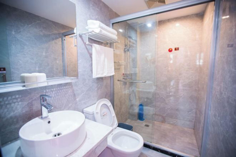 Bathroom 3, Junyi Hotel (Shaoxing Shangyu Pedestrian Street), Shaoxing