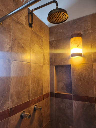 Bathroom 3, Hotel Santa Irene, San Jerónimo Tecuanipan