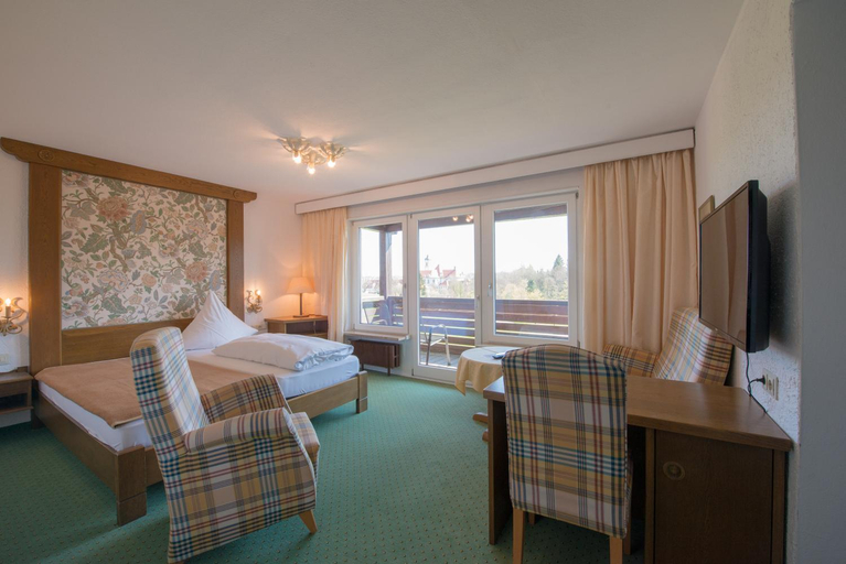 Bedroom 3, Hotel St. Ulrich Garni, Unterallgäu
