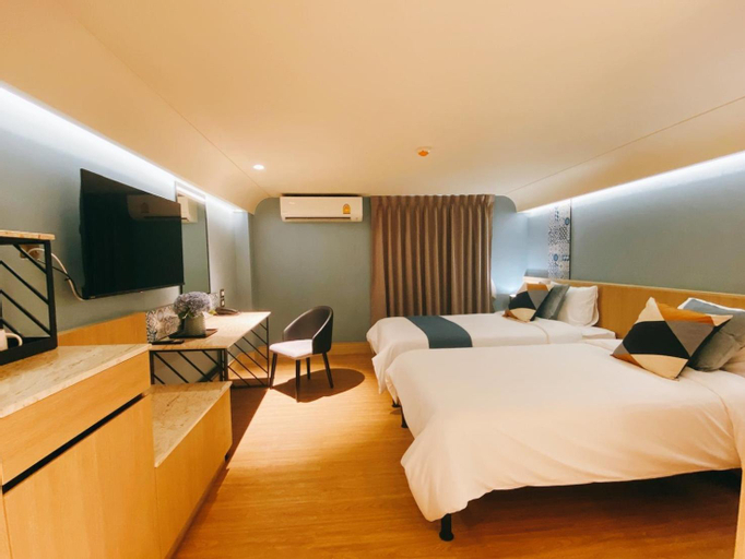 Bedroom 3, Kastel Bangkok Hotel by Loft BKK, Din Dang