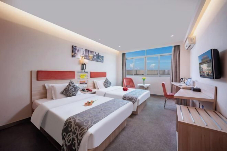 Bedroom 5, Oushi Express Hotel (Guangzhou Lansha Lanhe), Guangzhou