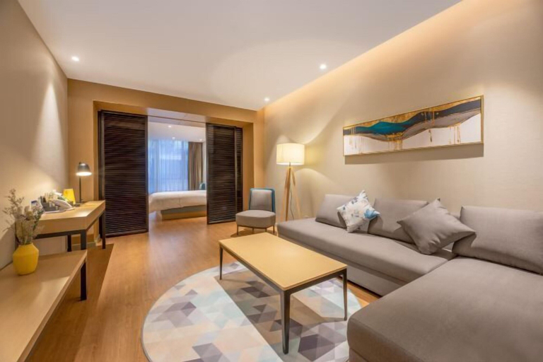 Bedroom 3, Magnotel Hotel (Yan'an Baota Mountain Hundred Meter Avenue), Yan'an