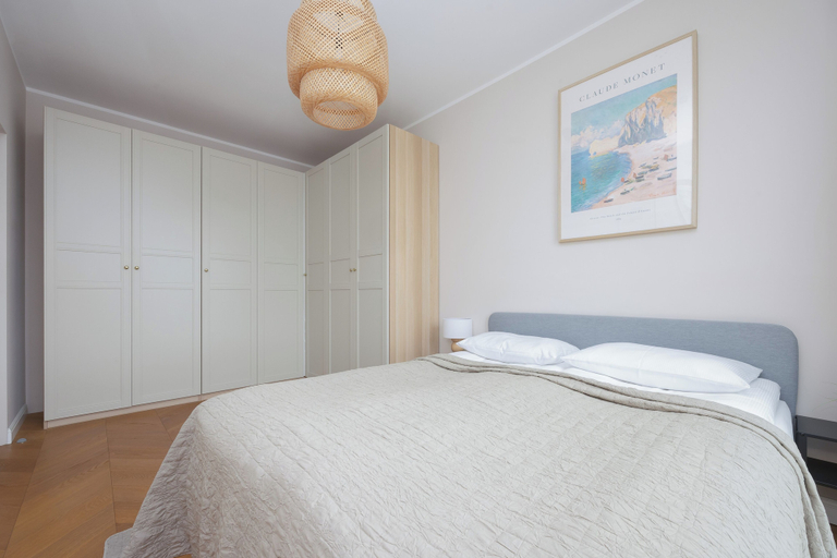 Bedroom 3, Bright Apartment for 3 People by Renters, Warsaw