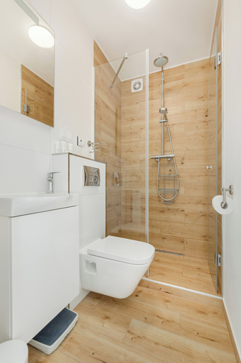 Bathroom, Three-level Rewal Apartment by Renters, Gryfice