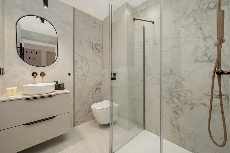 Bathroom 4, Bright Apartment for 4 People by Renters, Środa Śląska