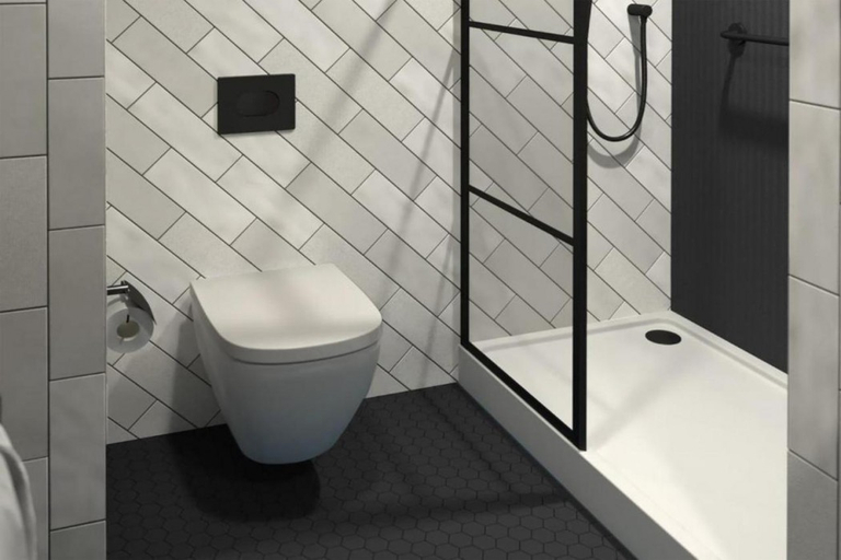 Bathroom 3, NYX Hotel Dublin Portobello, Dublin