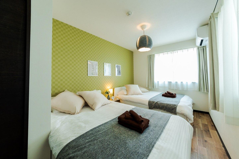 Bedroom 2, Near the subway TV Hold 8 People [A192-002], Nakano City