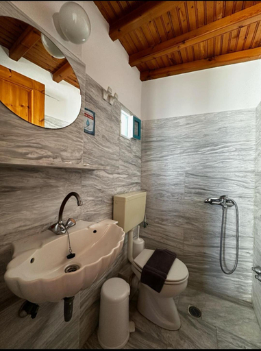 Bathroom, Pension Marias Sea View, South Aegean