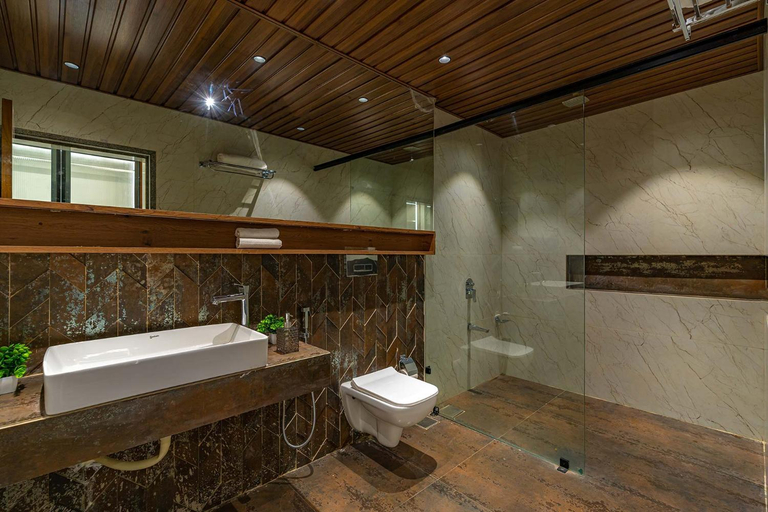 Bathroom 4, StayVista's Amorist Villa - Amidst Greenery, Raigarh