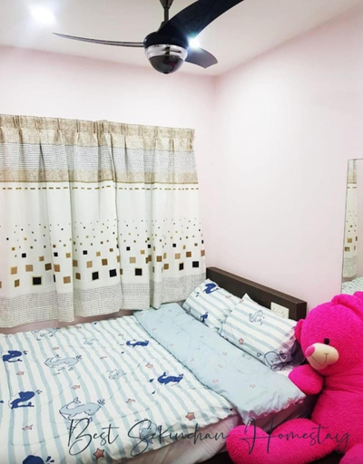 Bedroom 3, Sekinchan Apartment 2R1B 4Pax with View, Sabak Bernam