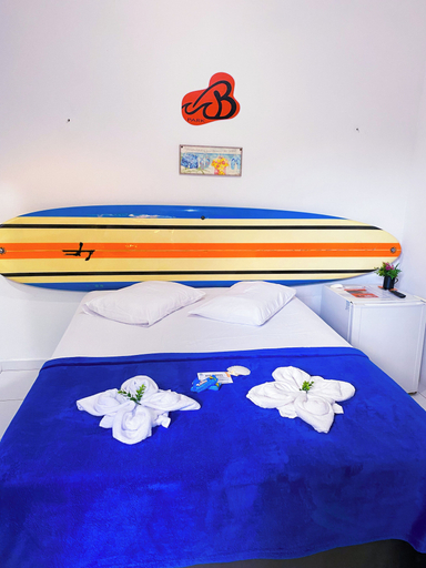 Bedroom 3, Pousada Praia do Tombo, Guarujá