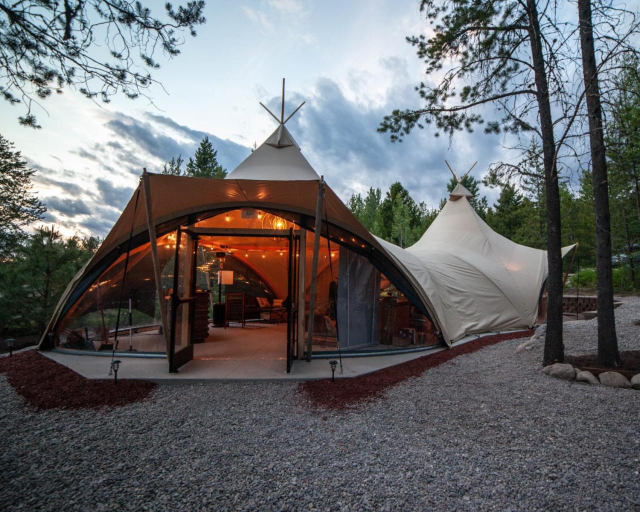 Public Area 2, Under Canvas Glacier, Flathead