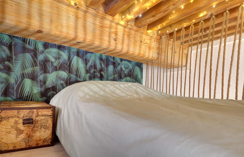 Bedroom 2, La Casa Jungle - Spa - Lyon Centre, Pentes de la Croix Rousse, Rhône