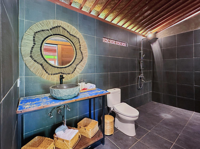 Bathroom 3, Uma Raos Cottage, Gianyar