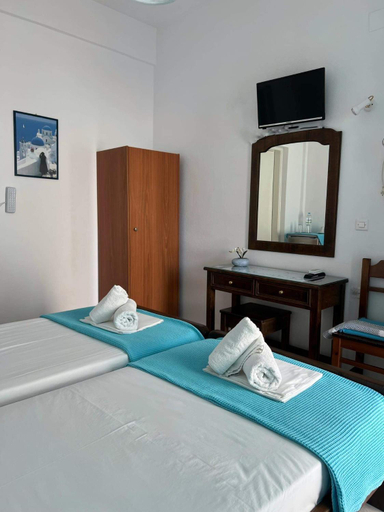 Bedroom 2, Anna Maria Rooms Santorini, South Aegean