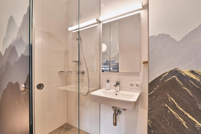 Bathroom, Wald 12 Ferienhaus, Bludenz