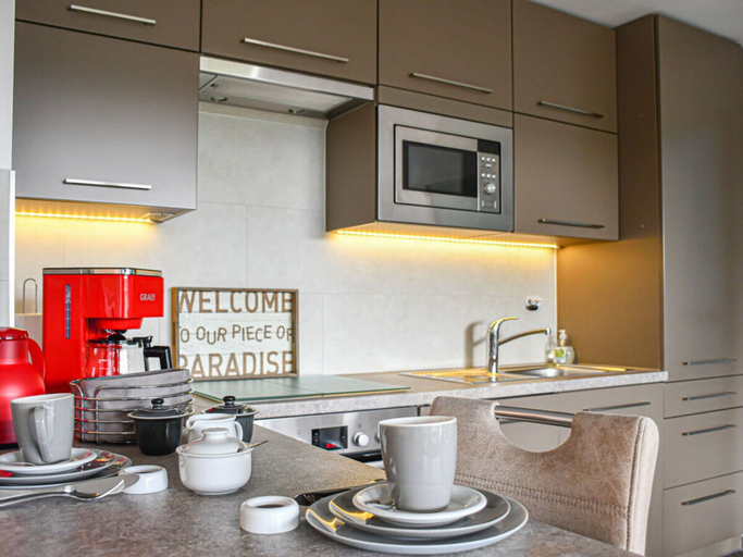Private kitchen 3, Holiday Apartment Owl's Nest, Rottweil