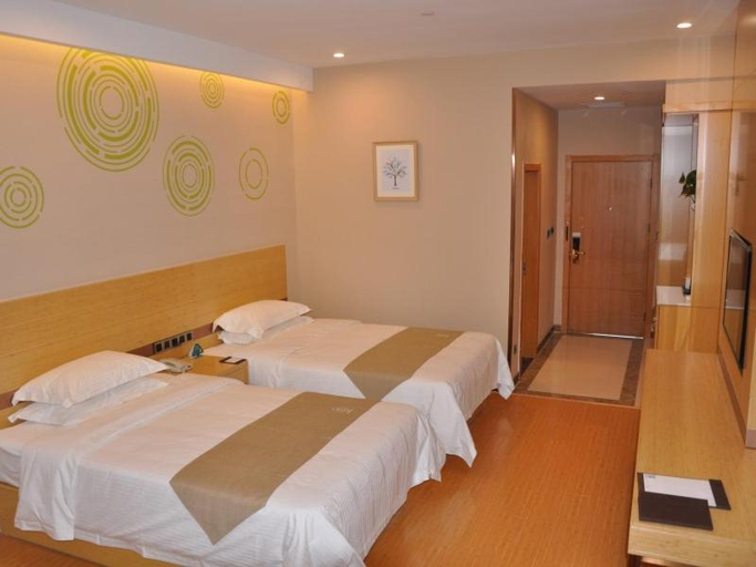 Bedroom 3, GreenTree Inn Langfang Bazhou Tangerli Town Hot Spring Business Hotel, Langfang
